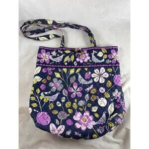 Vera Bradley Quilted Floral Nightingale Tote Bag Purse Retired Print